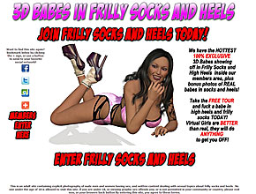 3d babes in frilly socks and heels